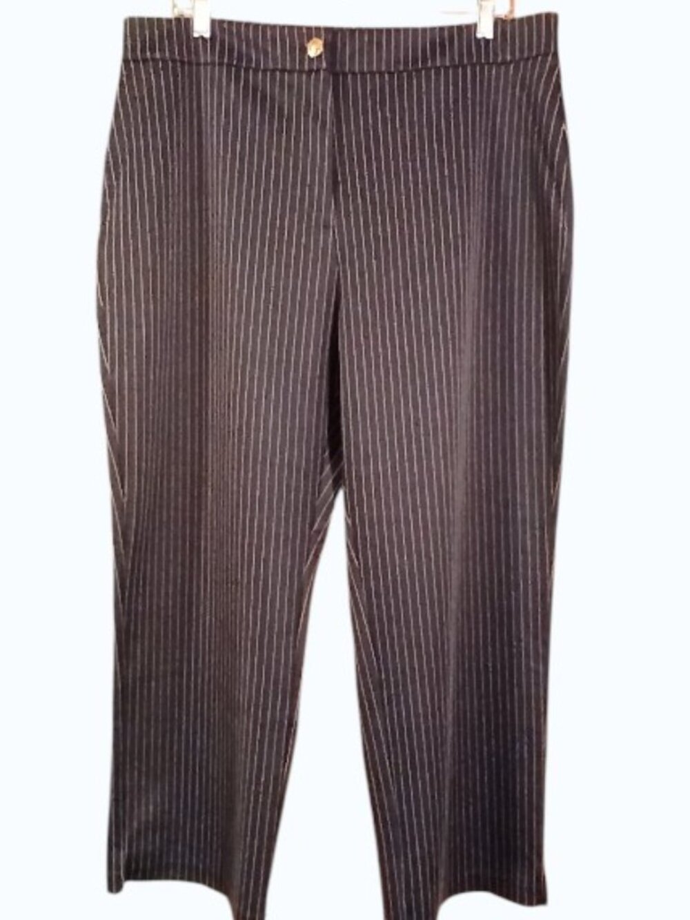 MICHAEL KORS Navy Blue Pinstripe Ankle Pants - Like New